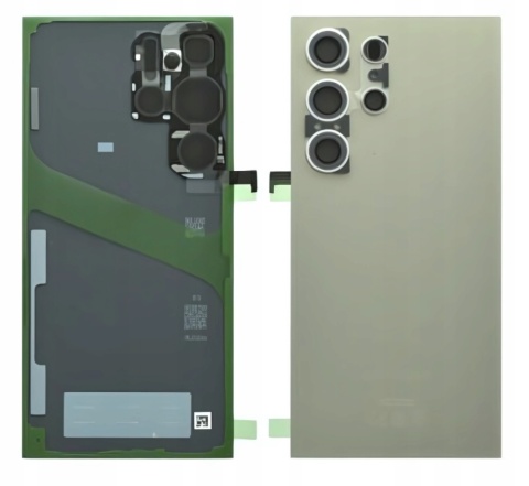 Klapka Samsung Galaxy S24 Ultra S928 Szara Nowa Oryginalna Obudowa Aparatu Klapka Samsung Galaxy S24 Ultra S928 Szara Nowa Oryginalna Obudowa Aparatu