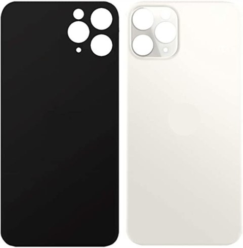 Obudowa Klapka Baterii Apple iPhone 11 Pro Biała Big Hole Szybka Tył Obudowa Klapka Baterii Apple iPhone 11 Pro Biała Big Hole Szybka Tył