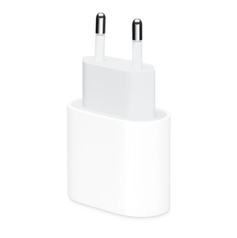 Oryginalna Ładowarka Sieciowa Apple iPhone X 11 12 13 14 15 16 A2347 USB-C 20W Kostka Zasilacz