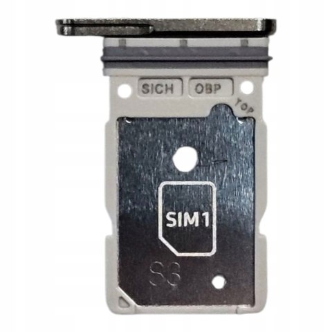 Tacka SIM Samsung Galaxy S25 Ultra S938 Oryginalna Szufladka na kartę Szara