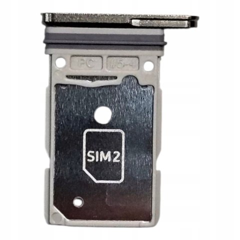 Tacka SIM Samsung Galaxy S25 Ultra S938 Oryginalna Szufladka na kartę Szara