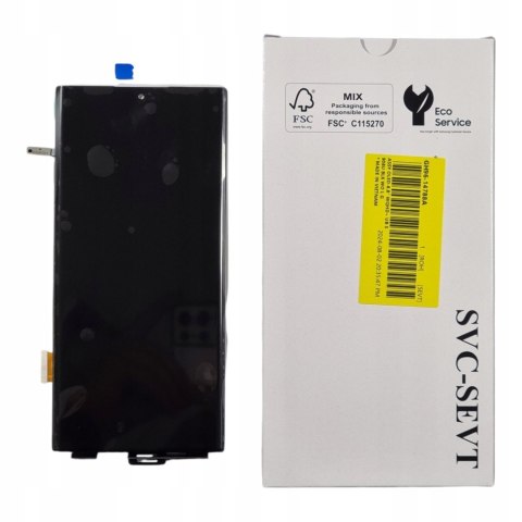 Oryginalny Wyświetlacz Samsung Galaxy S23 Ultra S918 Nowy Service Pack Super Amoled + wklejki GH82-31247A Oryginalny Wyświetlacz Samsung Galaxy S23 Ultra S918 Nowy Service Pack Super Amoled + wklejki GH82-31247A